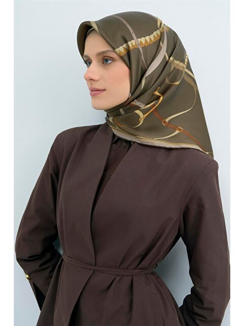 ARMİNE Saf İpek Twill Eşarp 9517D 51
