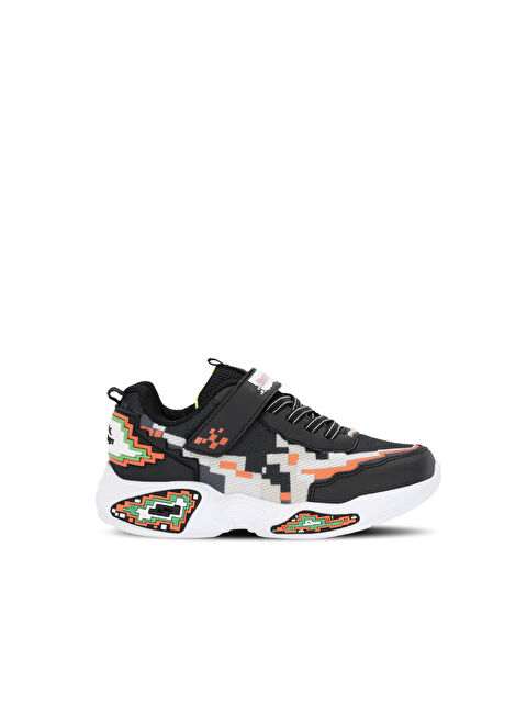 SLAZENGER NINJA Erkek Çocuk Siyah / Turuncu Günlük Spor Ayakkabısı
