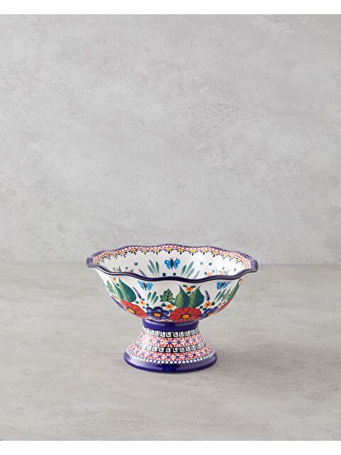 English Home Whimsy Stoneware Sunumluk 23x23x14 Cm Renkli - S000485907-37243