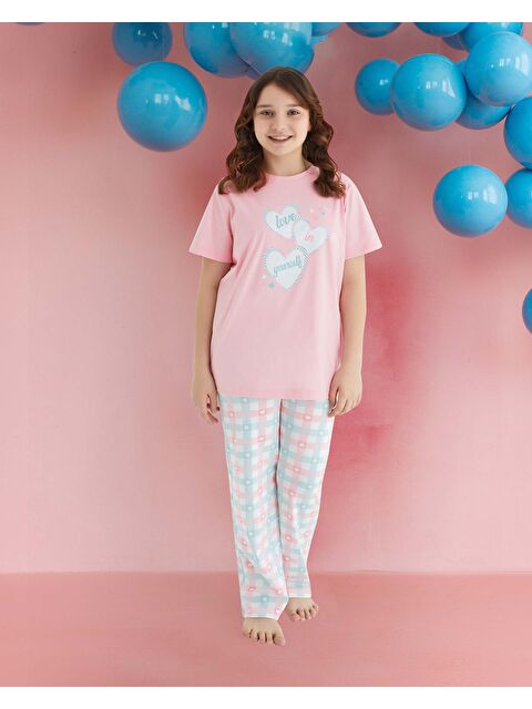 Aydoğan Kız Garson Kısa Kol Pijama Takım - S000368990-20024