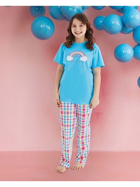 Aydoğan Kız Garson Kısa Kol Pijama Takım - S000368992-17234