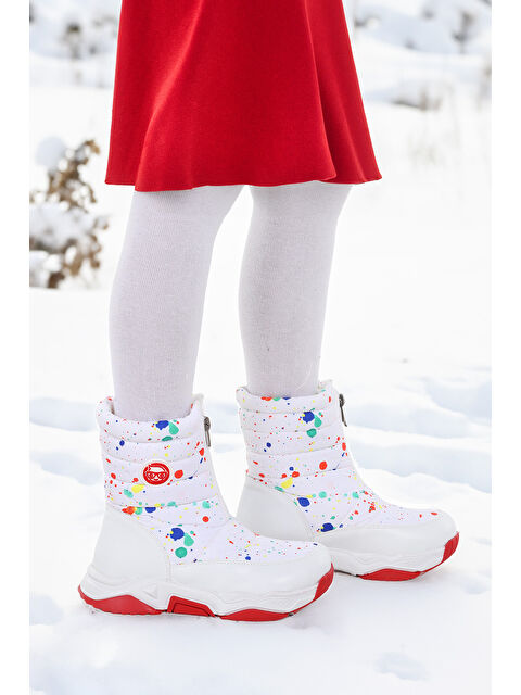 Kiko Kids Mars Fermuarlı Kız Çocuk Kar Botu - S000277309-37232