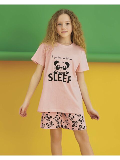 Aydoğan Kız Garson Kısa Kol Şortlu Pijama Takım - S000368994-23490