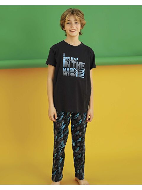 Aydoğan Erkek Garson Kısa Kol Pijama Takım - S000368997-21164