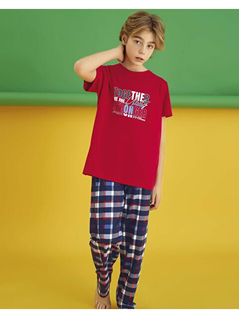 Aydoğan Erkek Garson Kısa Kol Pijama Takım - S000368998-20045