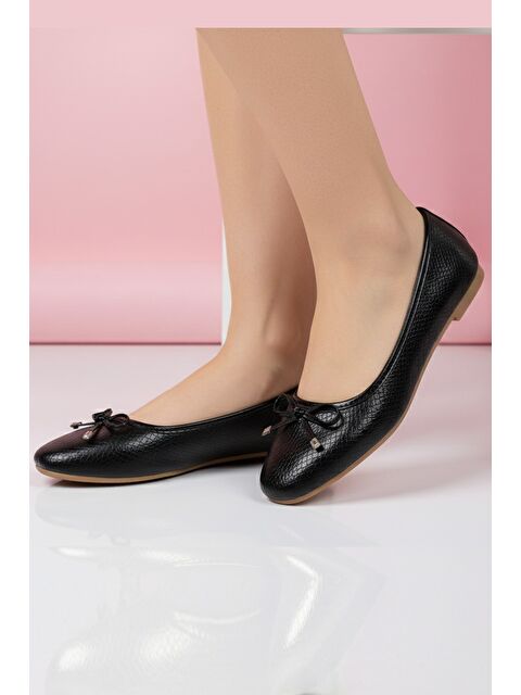 MODAFRATO PARILTI Kadın Babet Günlük Yazlık Bayan Ayakkabı Ev Ayakkabısı - S000487576-19351