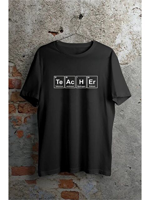 Jane's 24 Kasım Öğretmenler Günü Baskılı Özel T-shirt - Siyah - S000528502-19351