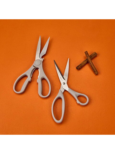 Rooc Çok Amaçlı 2'li Mutfak Makası Seti - Asorti - 25 cm - S000428256-23173