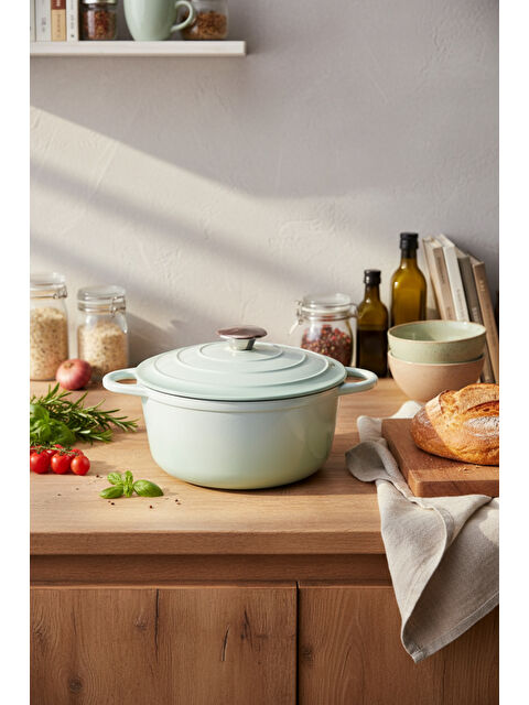 BERNARDO Intensa Döküm Tencere Yeşil 24cm