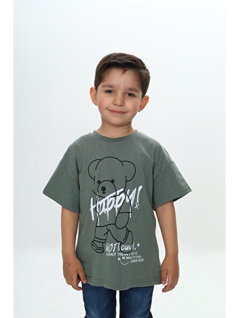 Toontoykids Erkek Çocuk Ayıcık Baskılı Tişört - S000375955-526
