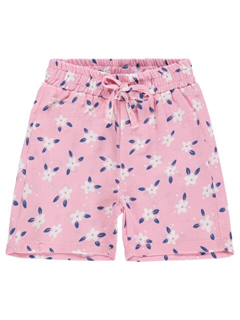 Civil Baby Çiçek Baskılı 6-18 Ay Şort - Pembe