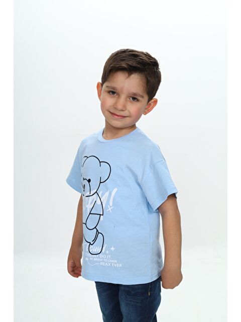Toontoykids Erkek Çocuk Ayıcık Baskılı Tişört - S000375955-23370