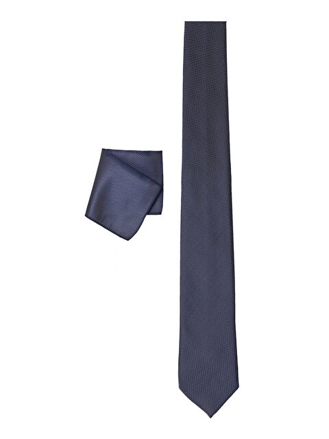 Altınyıldız Classics Erkek Lacivert Nano Kravat-Mendil Set - S000440701-21164