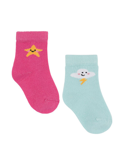 Minycenter Desenli Soket Çorap