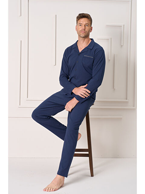 Remsa Erkek Penye Uzun Kol Pijama Takımı 2157 Laci03 - S000504157-37655