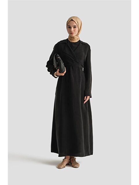 ARMİNE Bluz Elbiseli Takım 25Y6009 Siyah - S000402747-19351