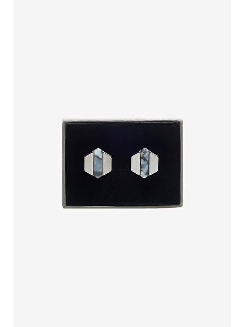 Altınyıldız Classics Erkek Gümüş %100 Metal Kol Düğmesi - S000440716-18105