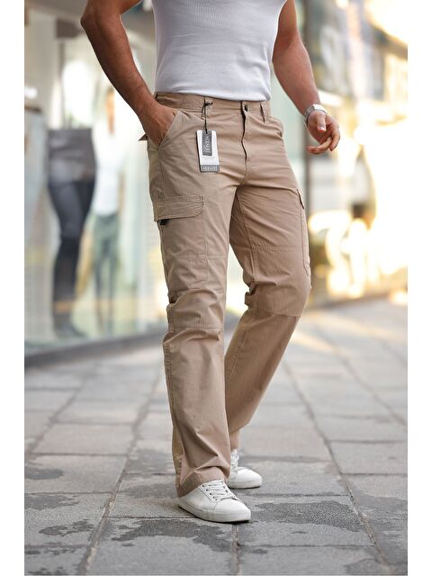 Comstar Yan Cepli Armalı Baggy Pantolon