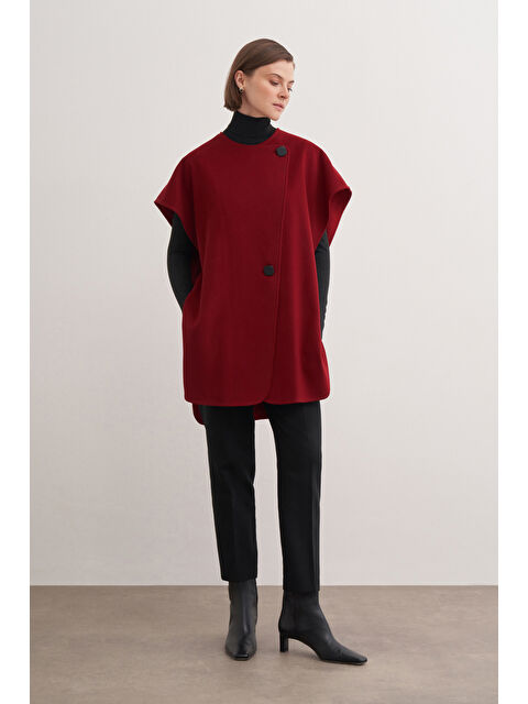 AKER 18182111 Kolsuz Düğme Detaylı Kap - S000479351-20045