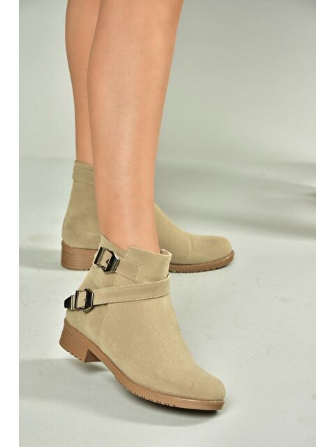 Fox Shoes Bej Kadın Bot A726193402 - S000054565-19928