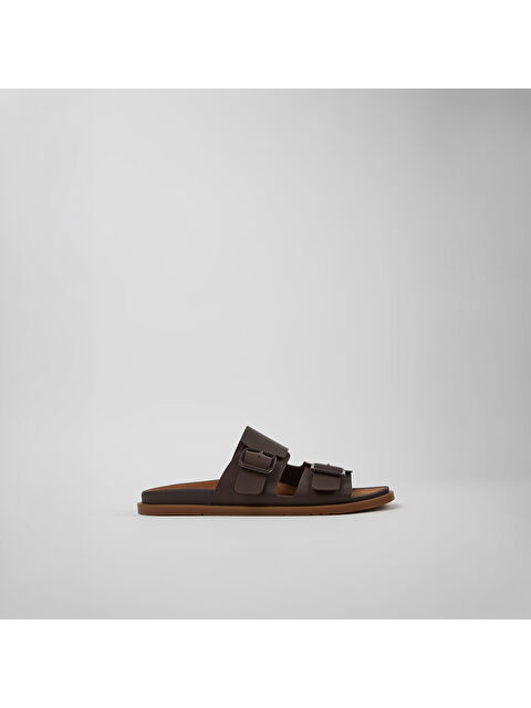 Camper Erkek Terlik K101091-002 Lluc Sandal Brown