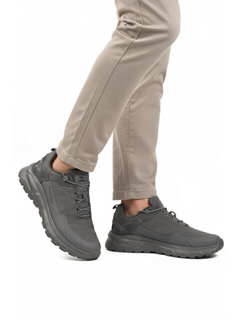 Gamelu Füme Bağcıklı Erkek Yürüyüş ve Spor Ayakkabı Rainy M - S000457821-33408