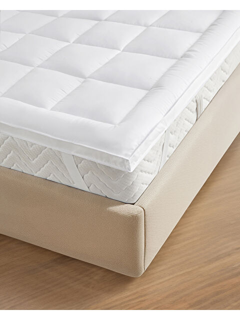 English Home Balmy Çift Kişilik Yatak Pedi 160x200 cm Beyaz - S000492505-20063