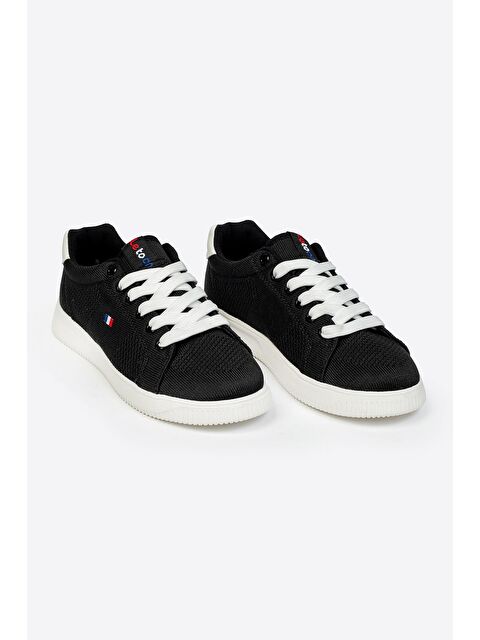 Letoon Yuvarlak Burunlu Bağcıklı Desenli Kadın Spor Ayakkabı - S000298310-19351