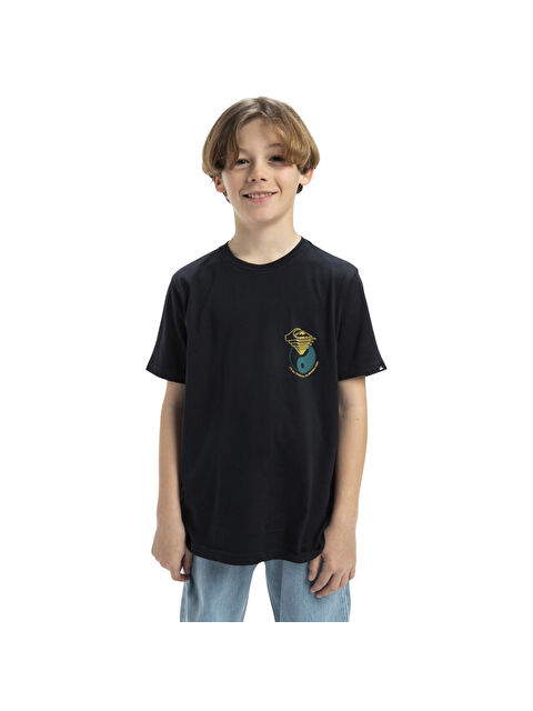 Quiksilver Hypnotic Wave Yth Erkek Çocuk Siyah Tişört - S000489339-19351
