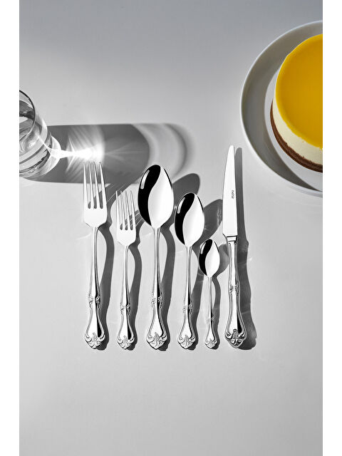 Nehir Lalezar Sade 12 Kişilik 72 Parça Kutulu Çatal Kaşık Bıçak Takımı - S000492494-18105