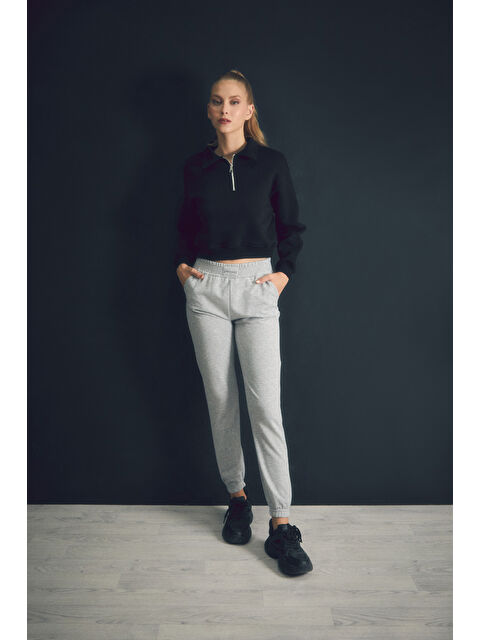 Fullamoda Cepli Beli Lastikli Jogger Eşofman Altı - S000277337-20600