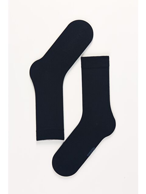 FORWENA Lacivert Modal Dikişsiz Erkek Soket Çorap - S000342571-21164