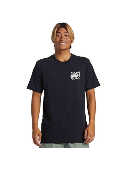 Quiksilver Hurricane Or Hippie Moe Erkek Siyah Tişört - S000489306-19351