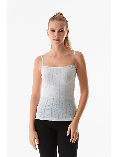 Fullamoda Dantelli Askılı Atlet - S000277328-20063