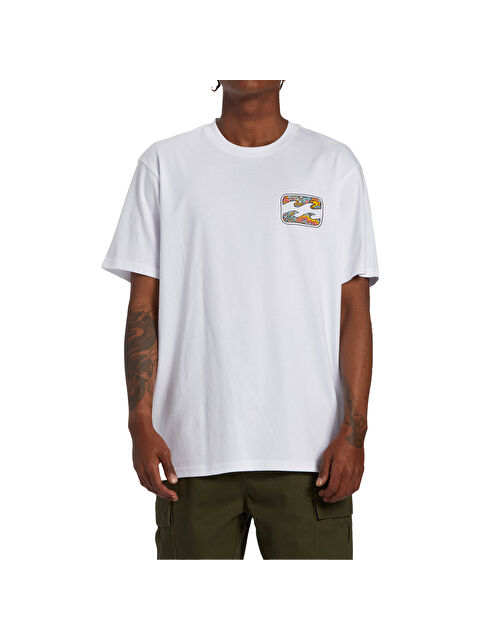 Billabong Crayon Wave Tees Erkek Beyaz Tişört - S000489298-20063