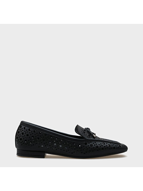 Capone Outfitters Cara Zımbalı Metalik Kadın Loafer - S000474681-19351