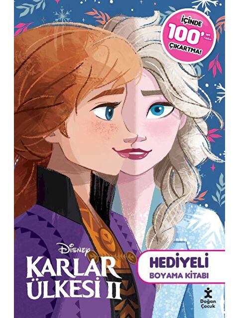 Doğan Çocuk Karlar Ülkesi 2 100+ Çıkartma Hediyeli Boyama Kitabı - - S000089577-20063