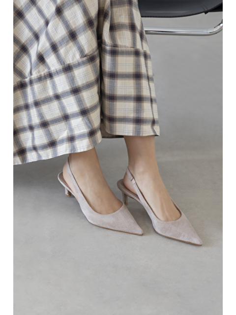 Straswans Molly  Kadın Topuklu Süet  Ayakkabı Bej - S000526241-19928