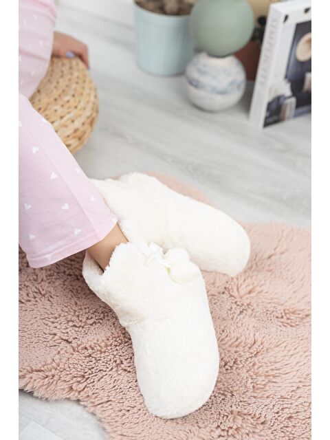 MODAFRATO RP-Çinçila Kadın Panduf Ev Botu Ev Ayakkabısı - S000485932-19966