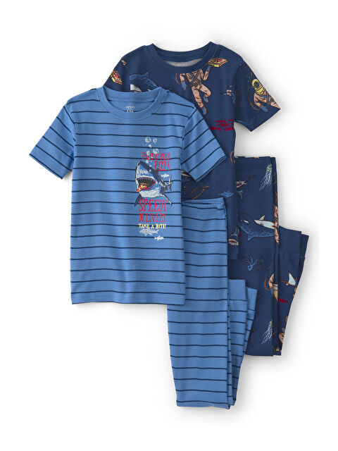 Carter's Erkek Çocuk Pijama Set 6 Yaş-8 Yaş Çok Renkli