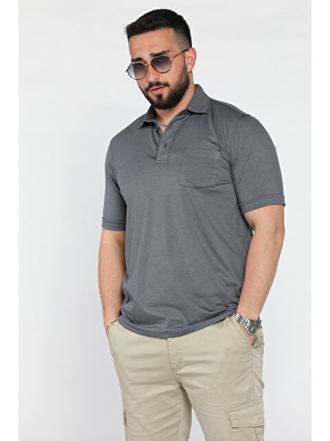 Mishar İtalia Polo Yaka Yarım Düğmeli Cepli Erkek Tişört - S000399550-33408