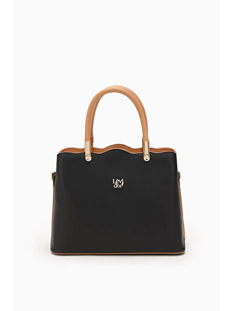 Levi·dor Siyah Camel  Kadın El ve Omuz Çantası 930065 - S000404319-37427