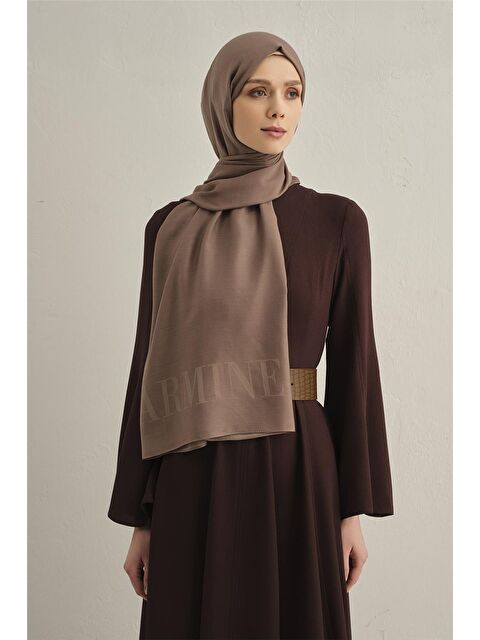 ARMİNE Logo Drop Pamuk İpek Şal 12 - S000424163-29705