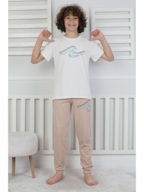 ZUZUNGA We Can Adjust The Baskılı Erkek Çocuk Pijama Takımı - S000526249-19928