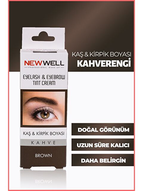 New Well Kaş & Kirpik Boyası - Kahverengi 8680923320922 - S000504173-19413