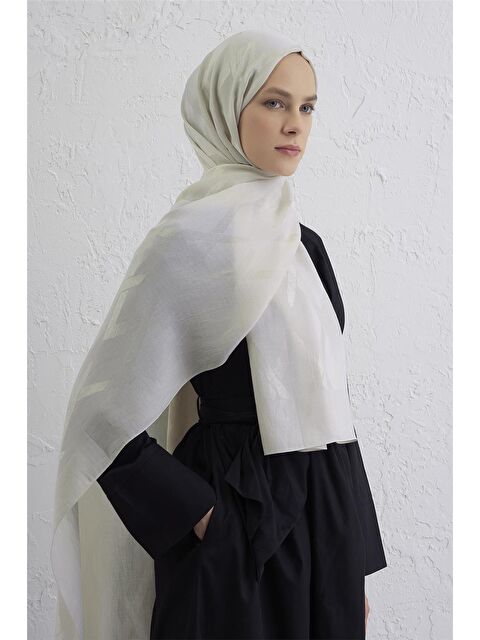 ARMİNE Lyocell Naia Zikzak Desen Şal 1- 17 - S000380274-19965