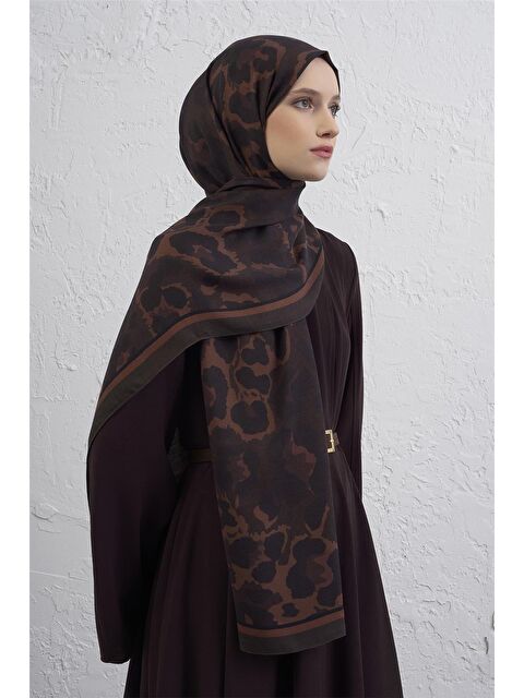 ARMİNE İpek Leopar Şal 3 33 - S000453545-26424