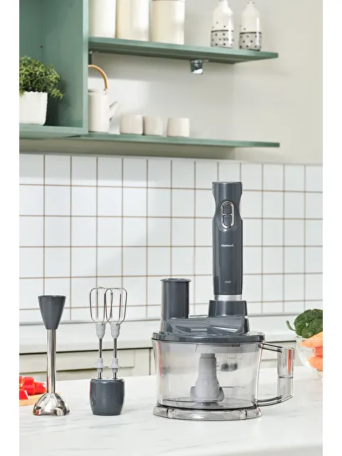 Homend Functionall 2843H 5 Fonksiyonlu Mutfak Robotu 1700W Antrasit - S000385317-29666