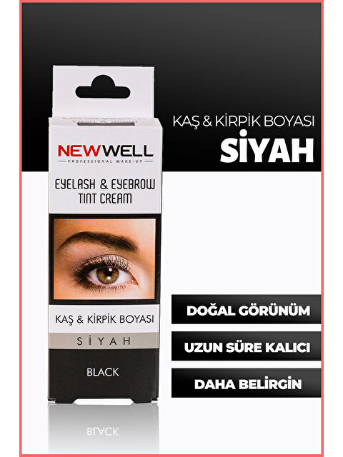 New Well Kaş & Kirpik Boyası - Siyah 8680923320915 - S000504174-19351