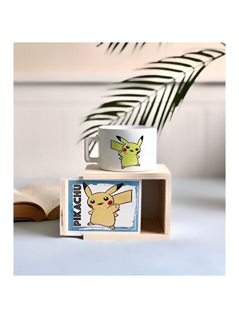 Bam Hediyelik Eşya Pikachu Tasarımlı Kutulu Kupa - S000290010-23173
